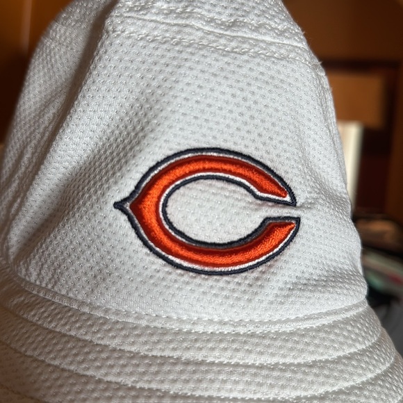New Era White NFL Chicago Bears Team Bucket Hat OSFM - Picture 4 of 9